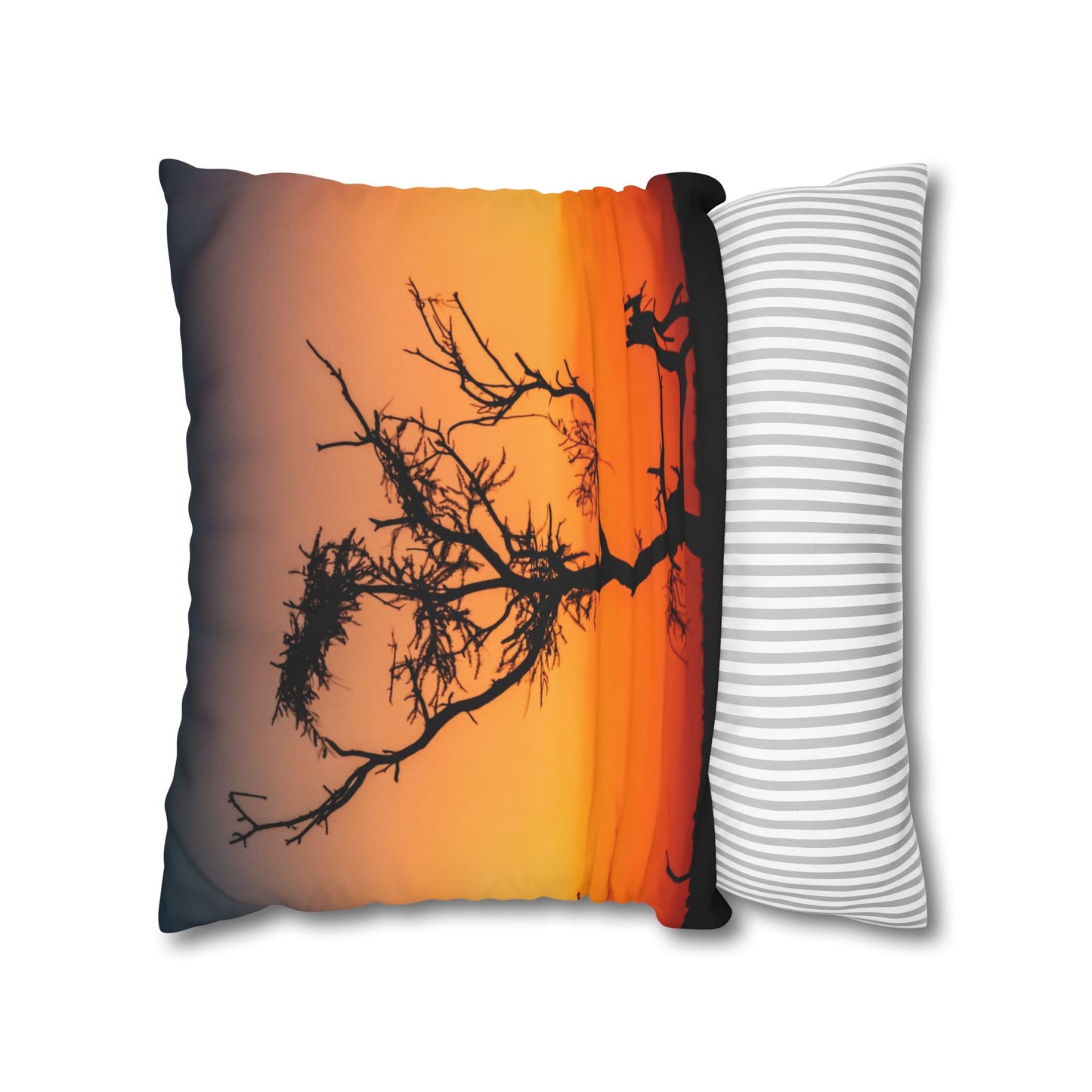 Poly Canvas Pillowcase - Sunset over the Kalahari