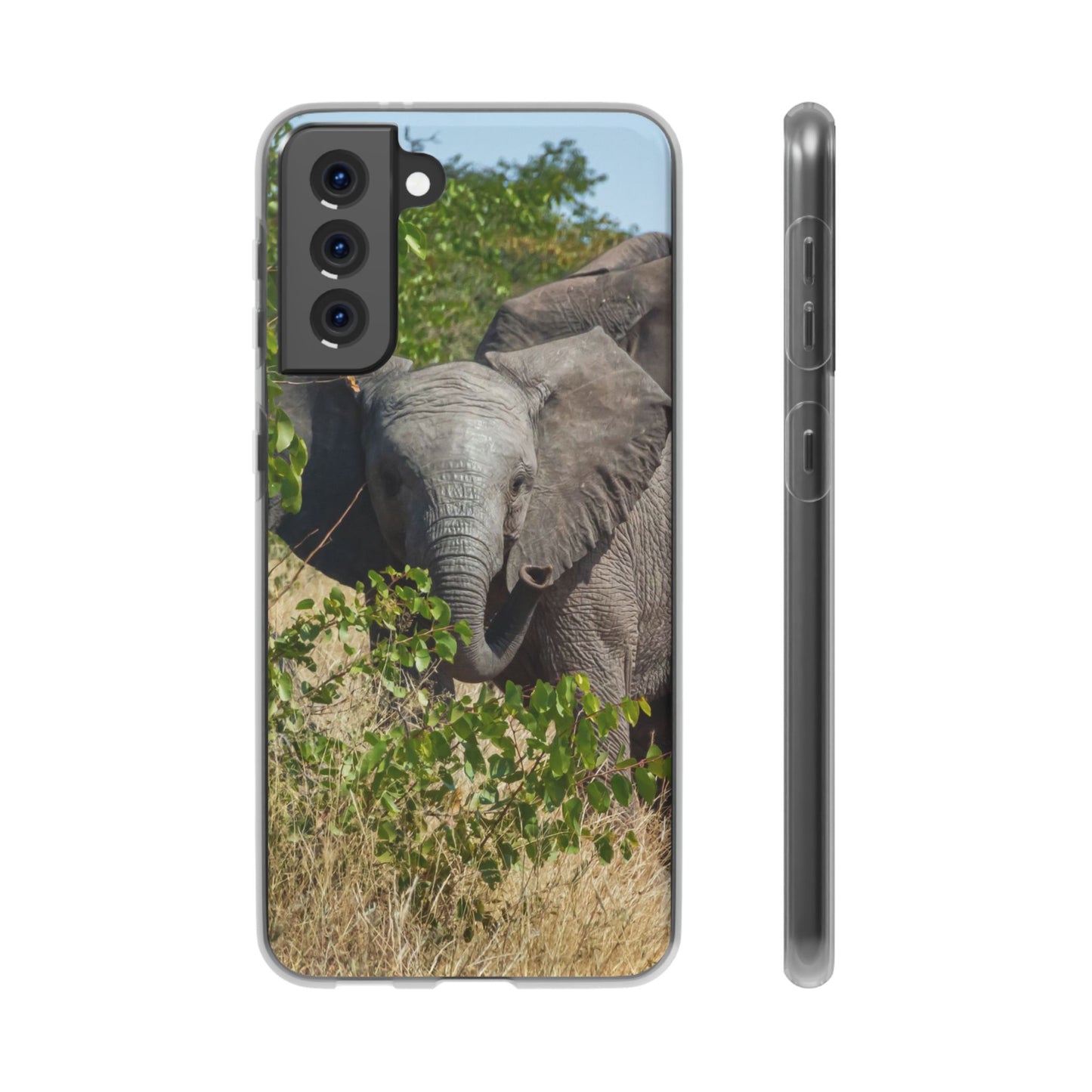 Flexi Cases - Young Elephant Samsung Galaxy S21 Plus