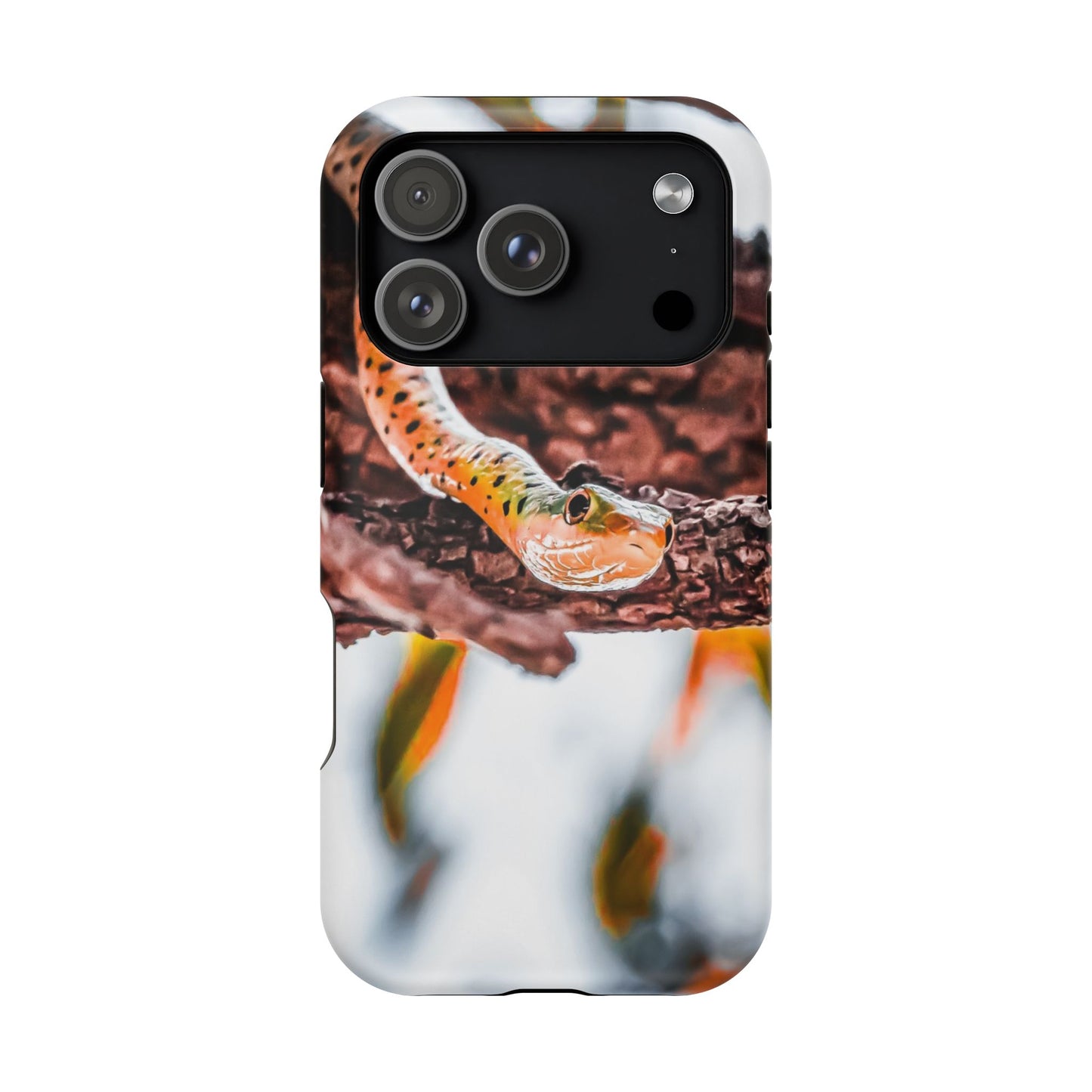 Magsafe® Compatible Tough Cases - Spotted Bush Snake iPhone 17 Pro Matte