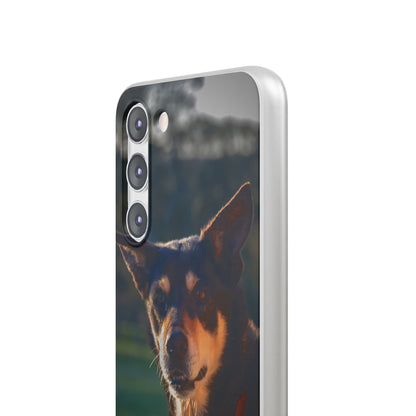 Kelpie Dog Flexi Case