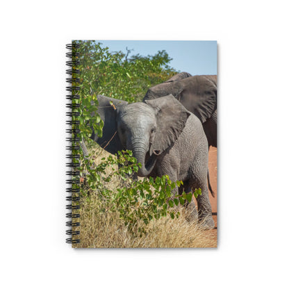 Spiral Notebook - Ruled Line - Young Elephant