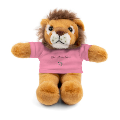 Custom Teddy Bears Pink Lion 8"