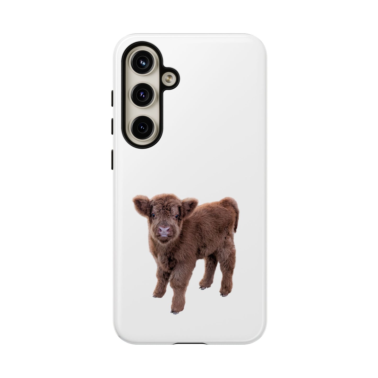 Baby Highland Cow Phone Case Samsung Galaxy S24 Plus Glossy