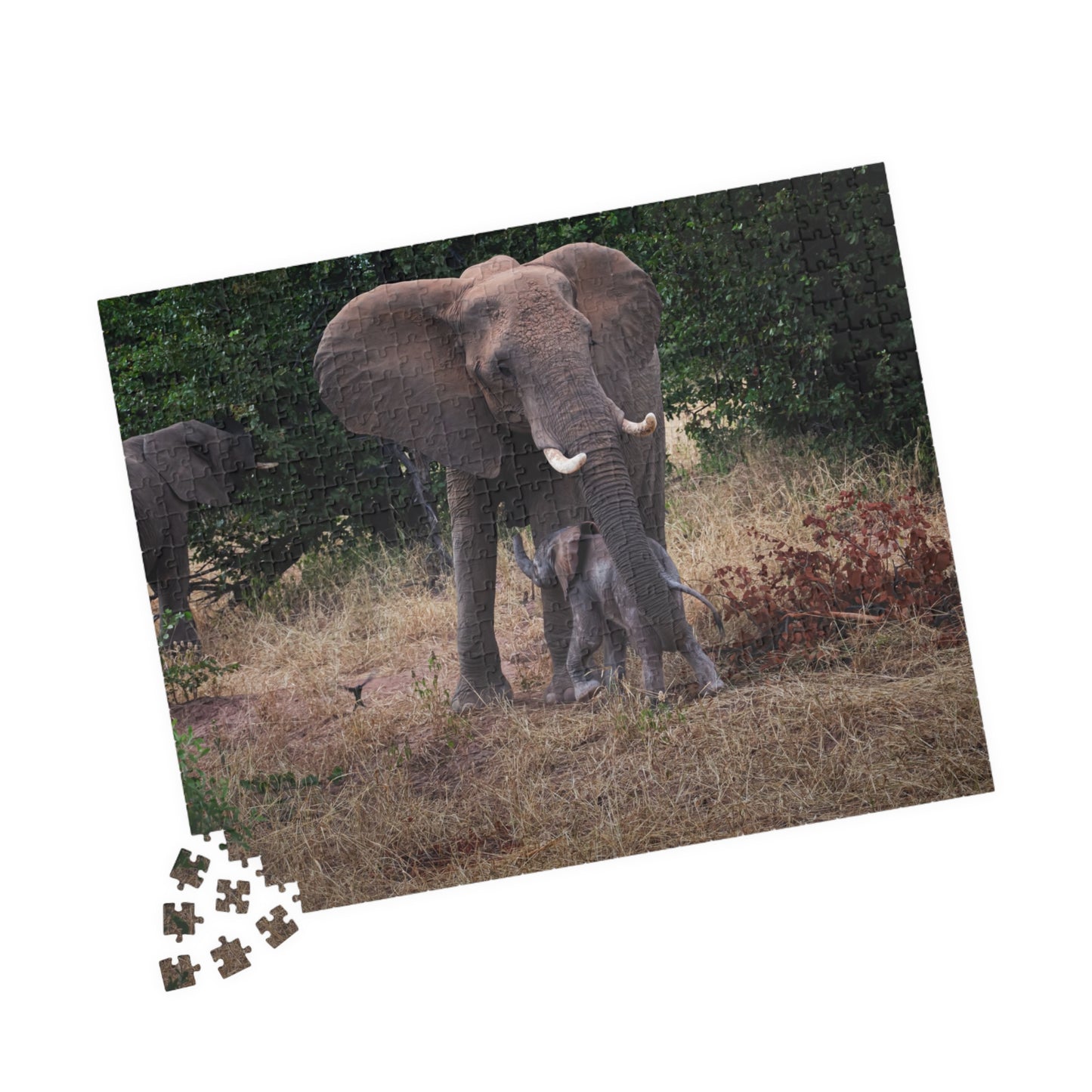 Puzzle (110, 252, 520, 1014-piece) - Elephant and Baby