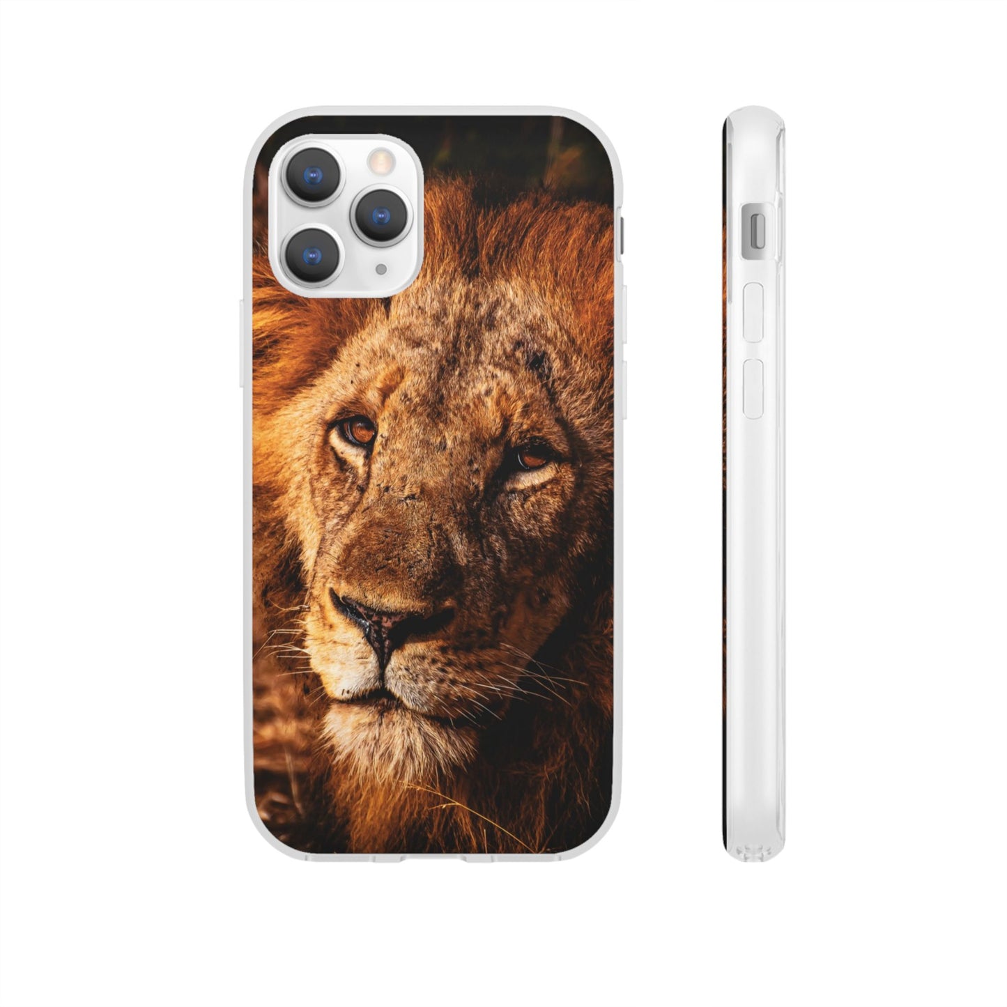Flexible Lion Phone Cases iPhone 11 Pro with gift packaging