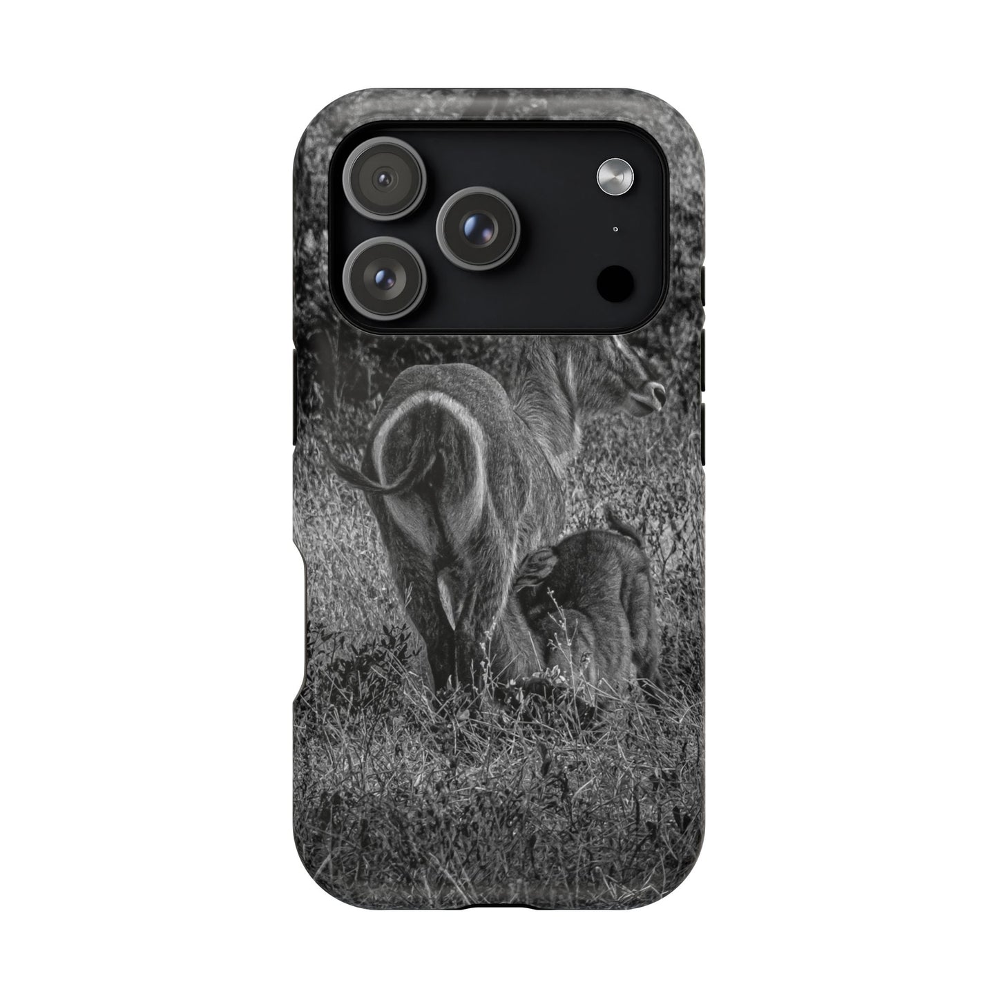 Waterbuck Baby Animal Phone Case - Magsafe B&W iPhone 17 Pro Matte