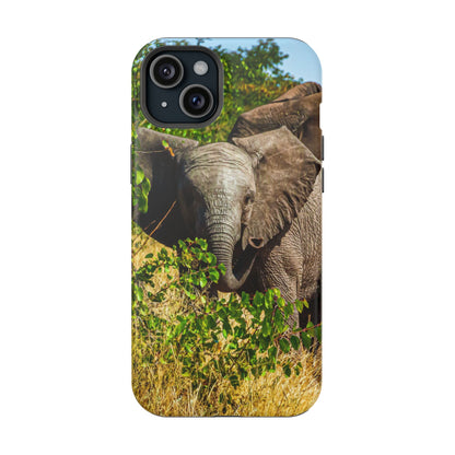 Magsafe® Compatible Tough Cases - Young Elephant iPhone 15 Plus Matte