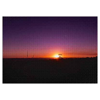 Purple Sunset Jigsaw Puzzle with Tin 40" x 28" (2000 pcs)