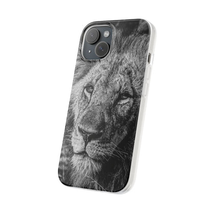 Flexible Lion Phone Cases B&W