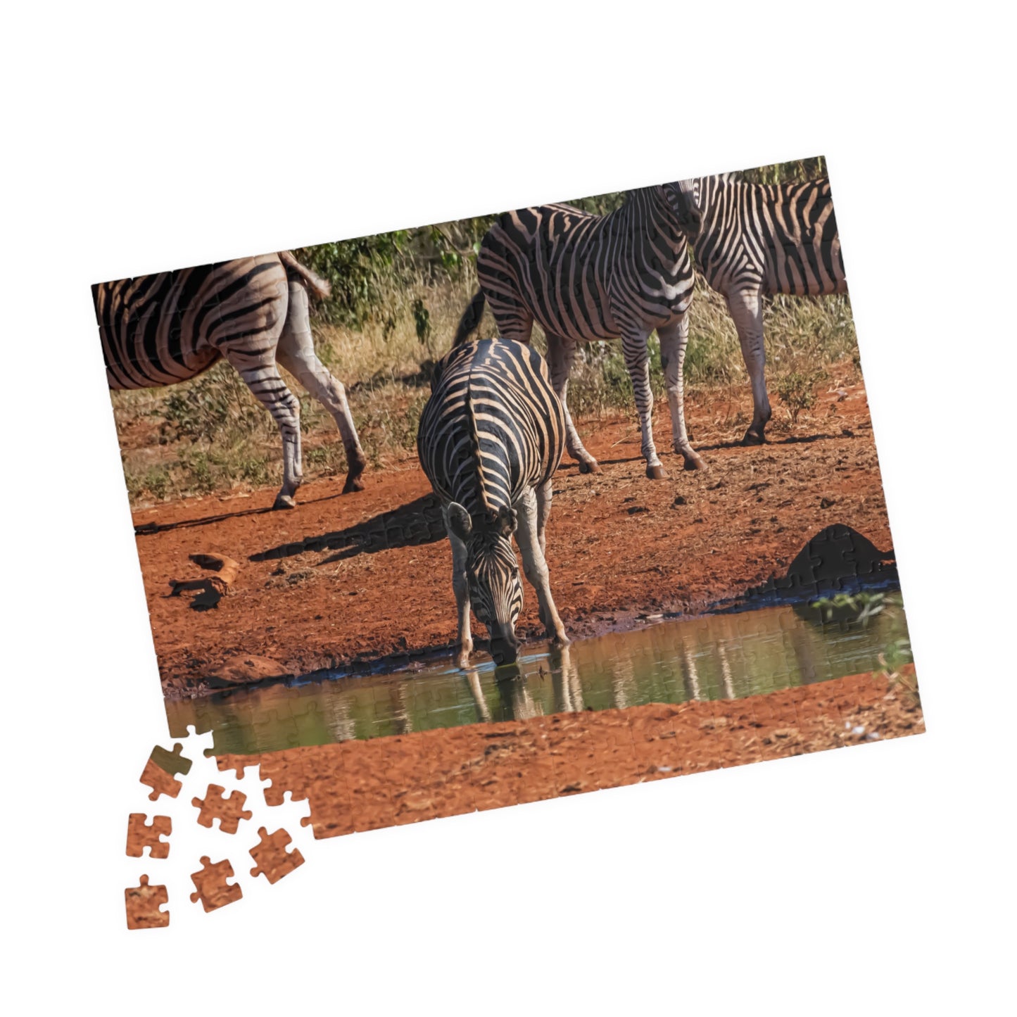 Puzzle (110, 252, 520, 1014-piece) - Zebra Drinking