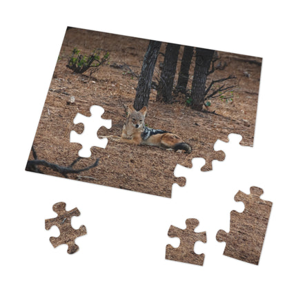 Jackal Photo Jigsaw Puzzle with Tin