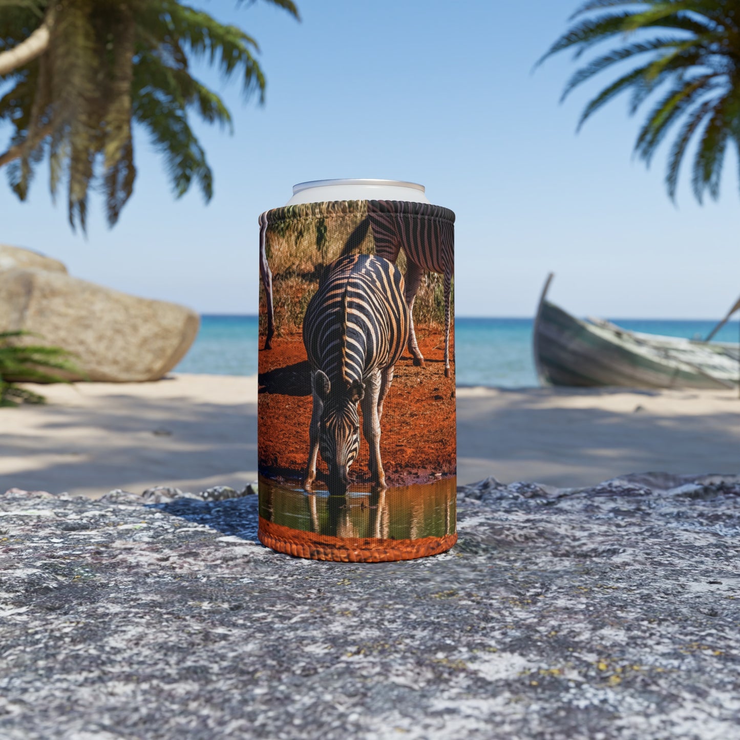 Drinking Zebra Stubby Holder