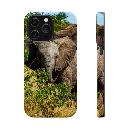 Magsafe® Compatible Tough Cases - Young Elephant iPhone 14 Pro Max Glossy