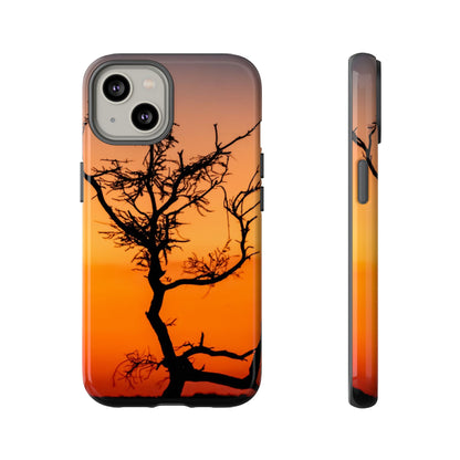 Tough Case - Sunset over the Kalahari iPhone 14 Glossy