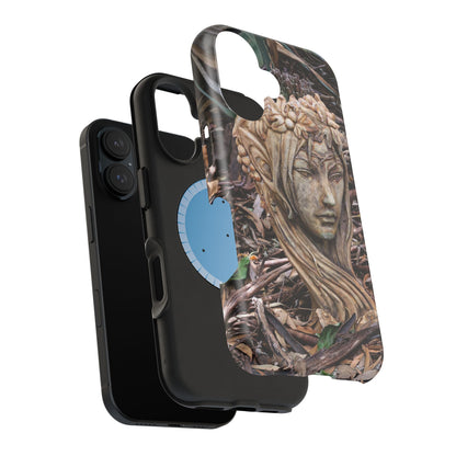 Magsafe® Compatible Tough Cases - Elven Lady Statue iPhone 16 Matte