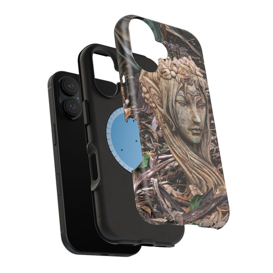 Magsafe® Compatible Tough Cases - Elven Lady Statue iPhone 16 Matte