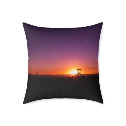 Purple Sunset Pillow 24" × 24"