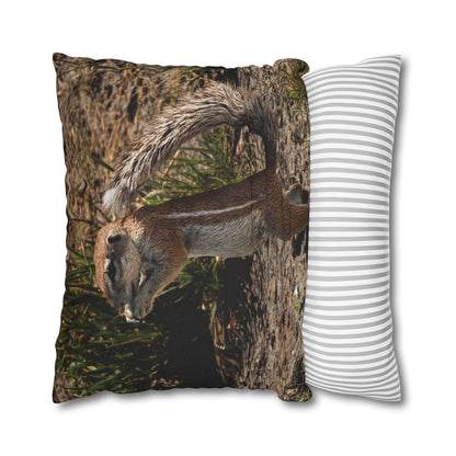 Poly Canvas Pillowcase - Ground Squirrel