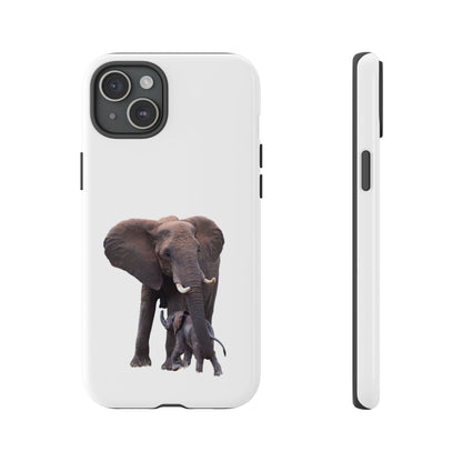 Baby Elephant Tough Case iPhone 15 Plus Glossy