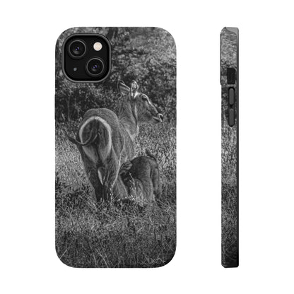 Waterbuck Baby Animal Phone Case - Magsafe B&W iPhone 14 Plus Matte