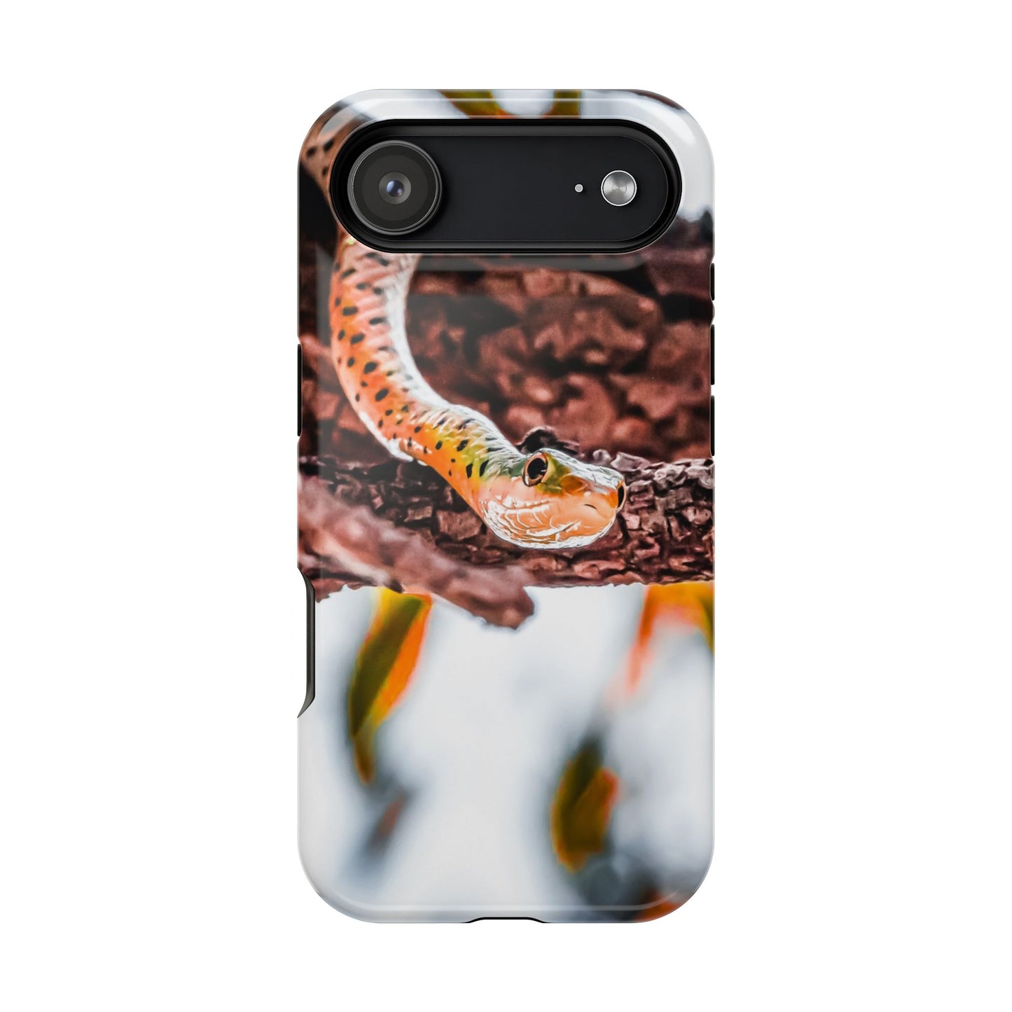 Magsafe® Compatible Tough Cases - Spotted Bush Snake iPhone 17 Air Glossy