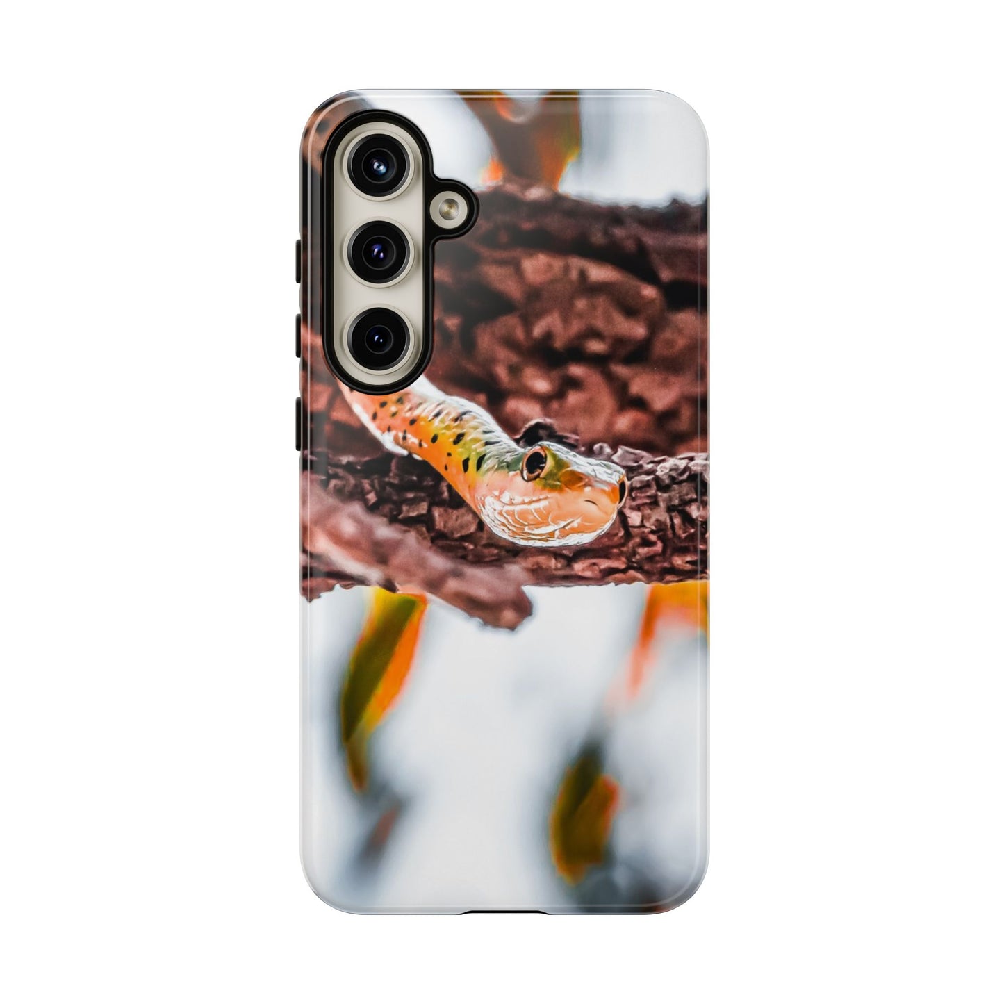 Spotted Bush Snake Phone Case Samsung Galaxy S24 Plus Glossy