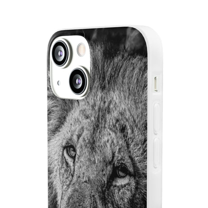 Flexible Lion Phone Cases B&W