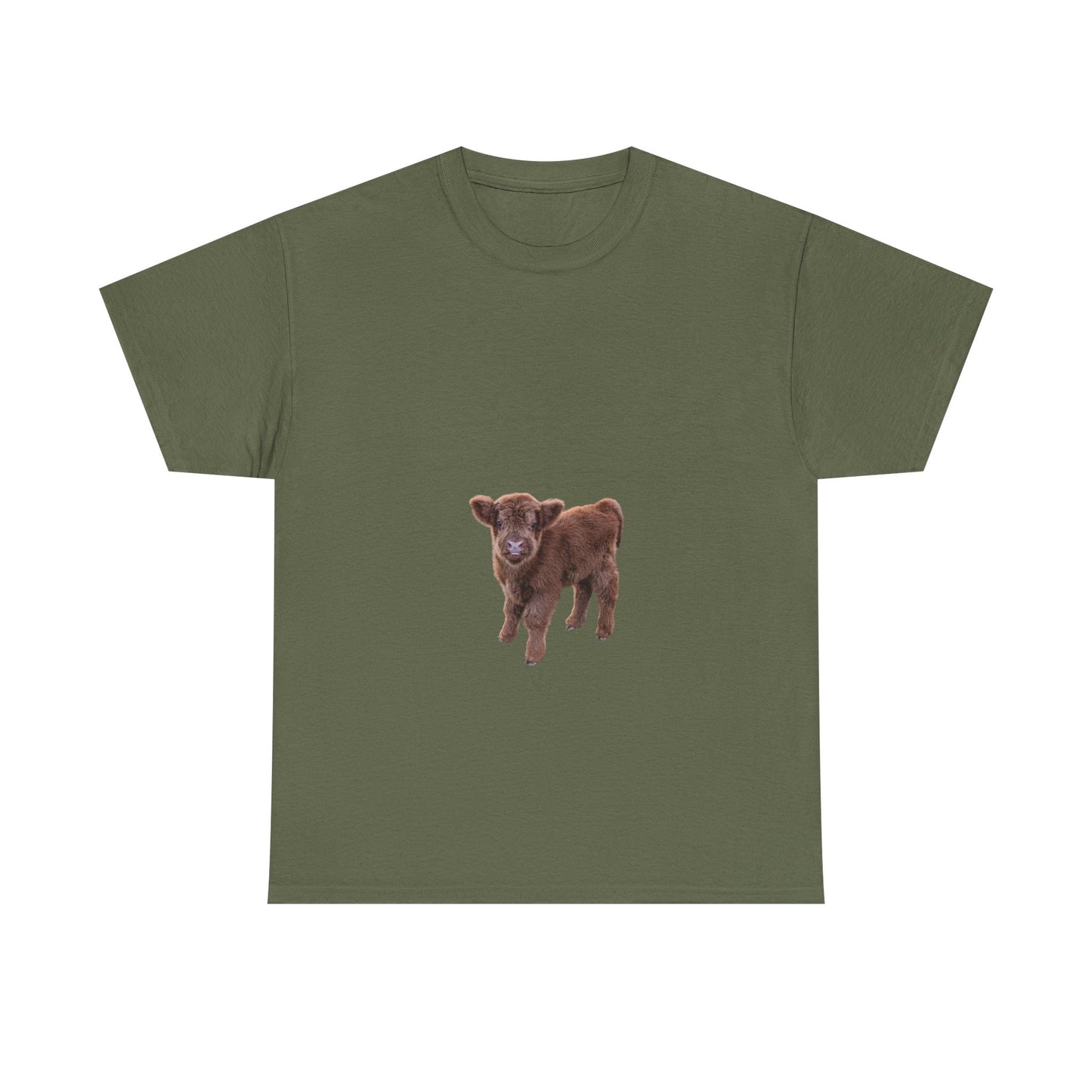 Highland Calf Tee Military Green