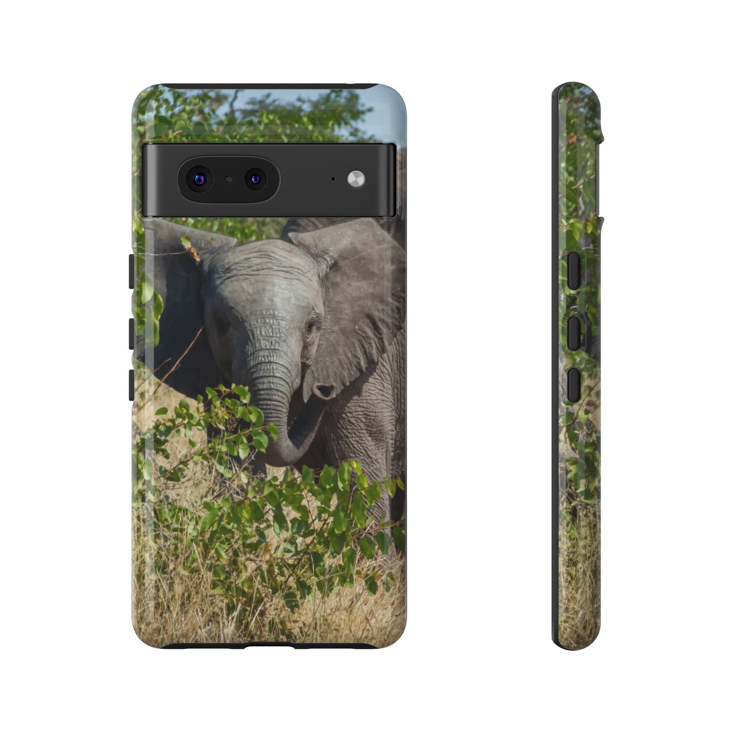 Tough Case - Young Elephant Google Pixel 7 Glossy