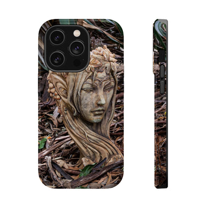 Magsafe® Compatible Tough Cases - Elven Lady Statue iPhone 14 Pro Glossy