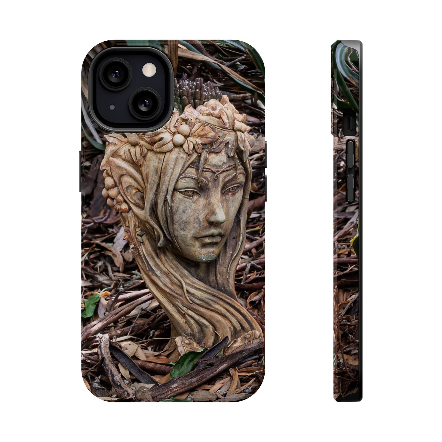 Magsafe® Compatible Tough Cases - Elven Lady Statue iPhone 13 Glossy