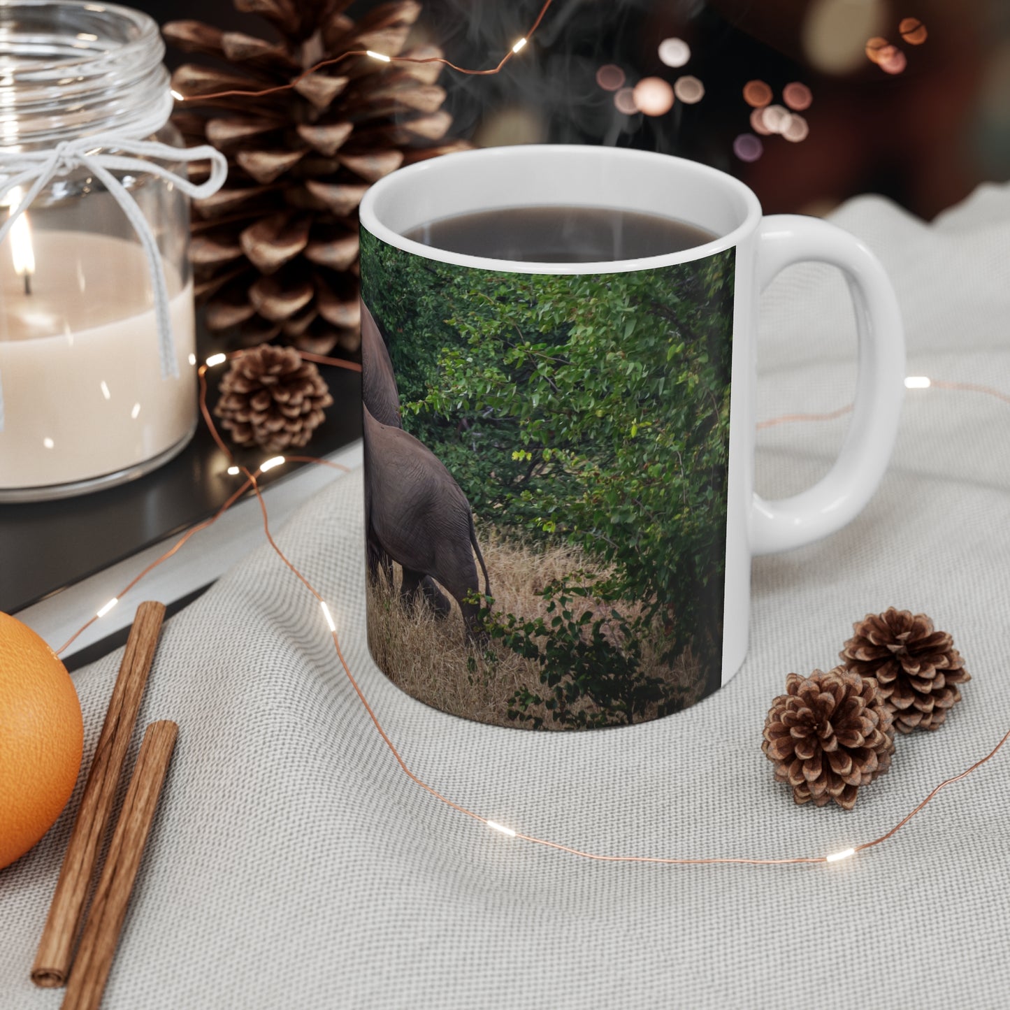 Family of Elephants Mug