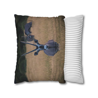 Poly Canvas Pillowcase - Gemsbok