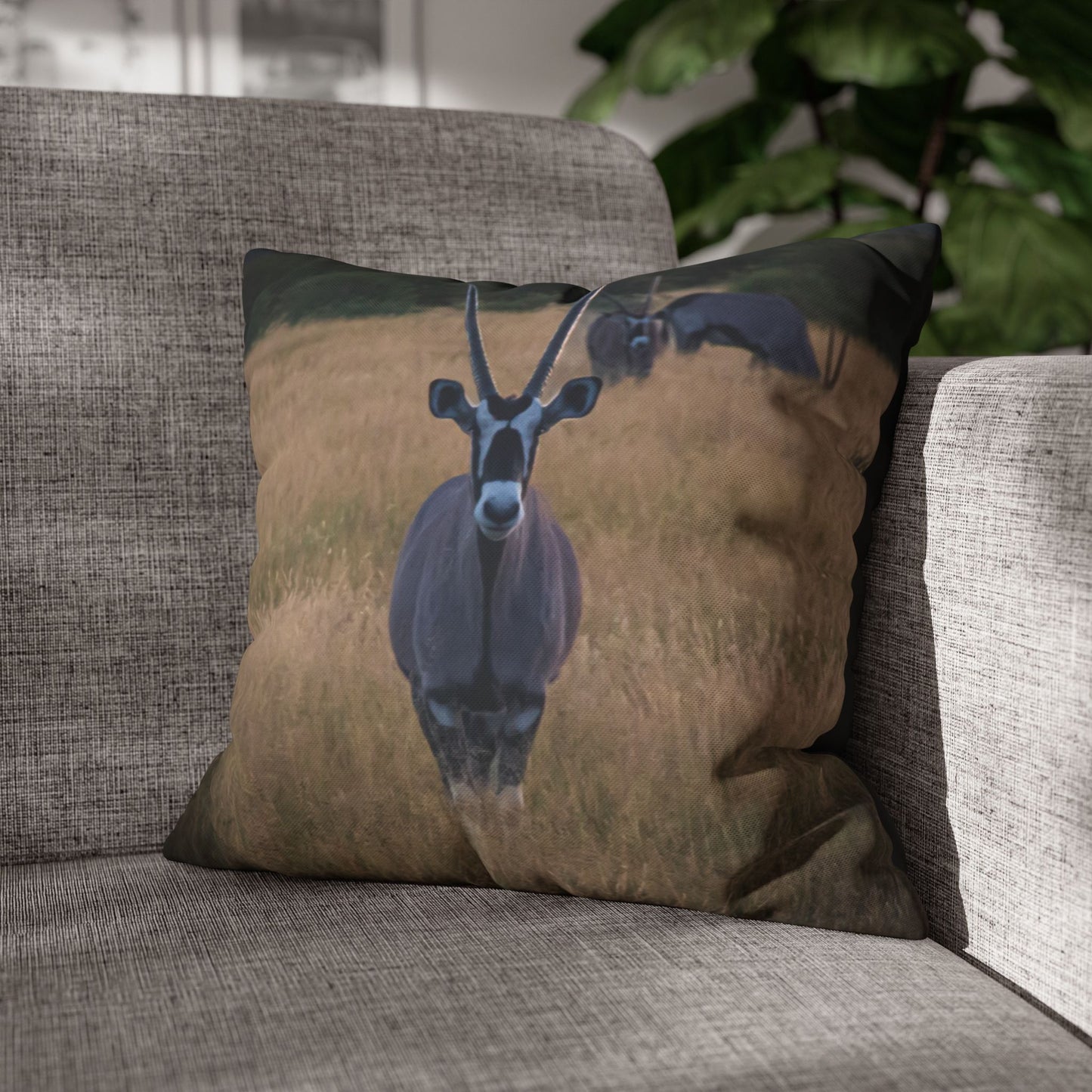 Poly Canvas Pillowcase - Gemsbok