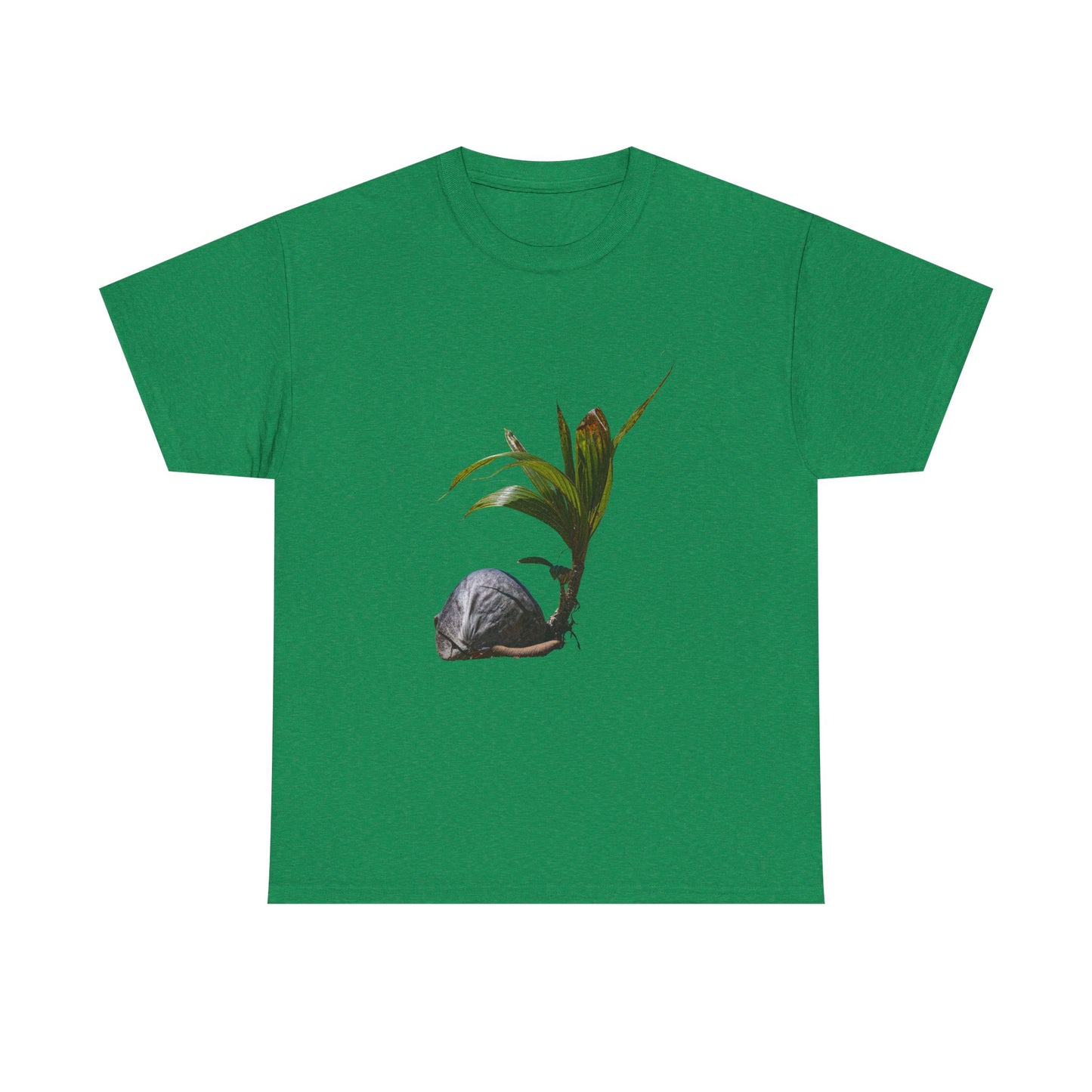 New Life Coconut Tee Antique Irish Green
