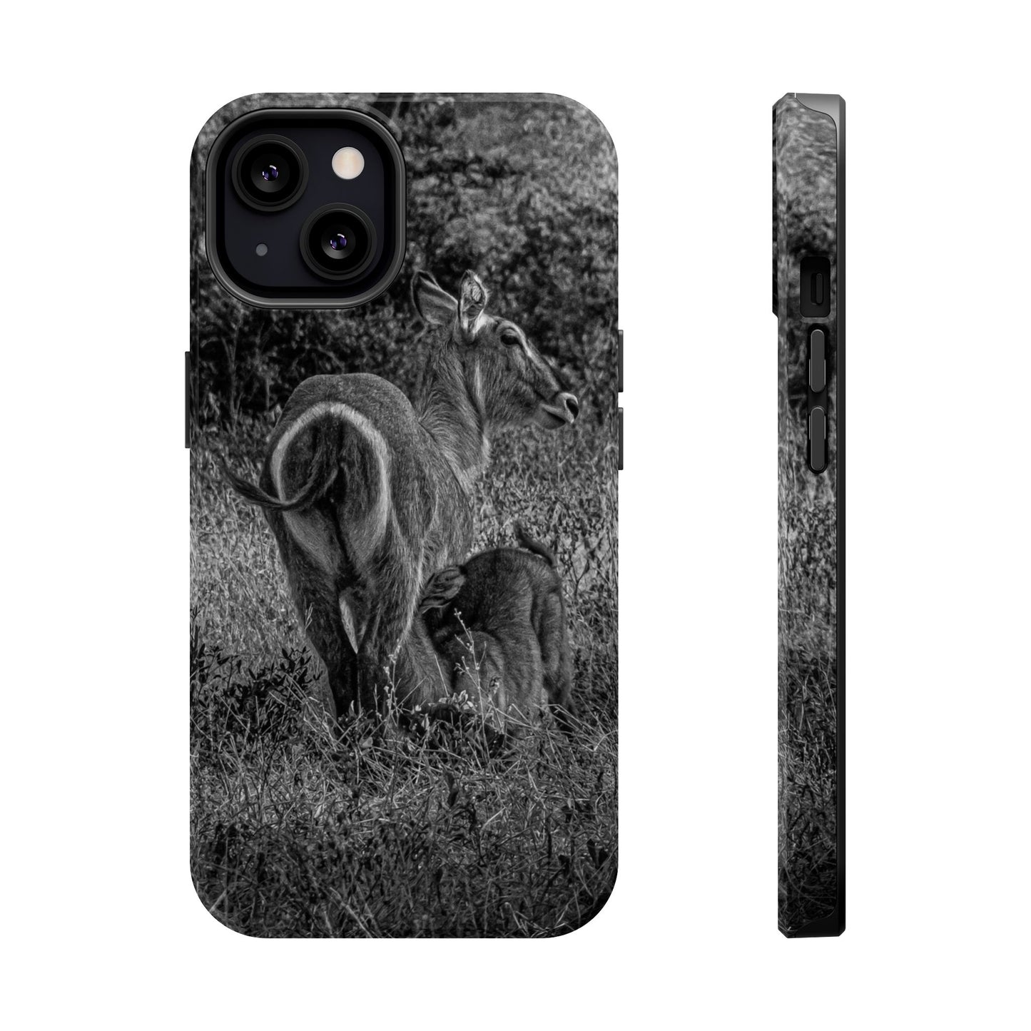 Waterbuck Baby Animal Phone Case - Magsafe B&W iPhone 13 Glossy