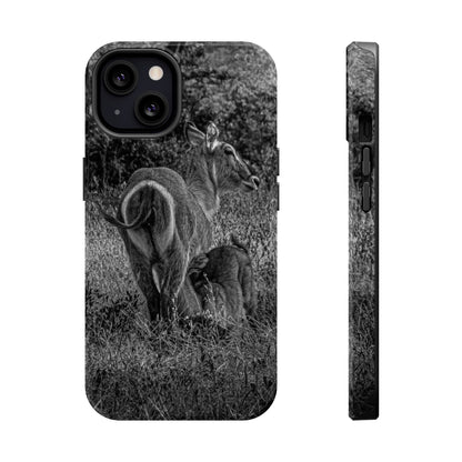 Waterbuck Baby Animal Phone Case - Magsafe B&W iPhone 13 Glossy