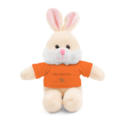 Custom Teddy Bears Orange Bunny 8"