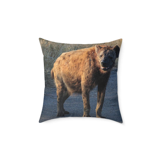 Spotted Hyena Pillow 20" × 20"