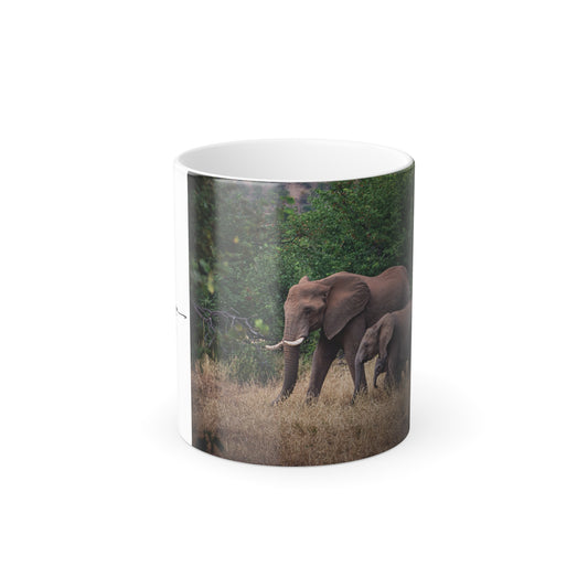 Colour Morphing Mug, 11oz - Elephant Family