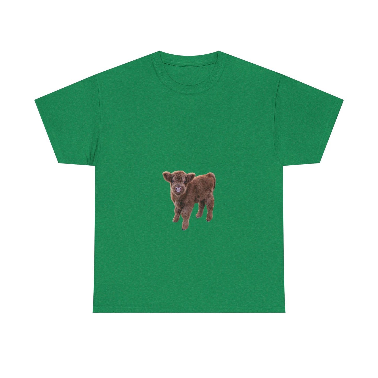 Highland Calf Tee Antique Irish Green