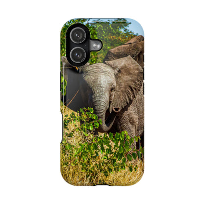 Magsafe® Compatible Tough Cases - Young Elephant iPhone 17 Glossy