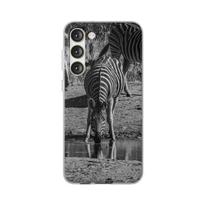 Flexible Zebra Phone Case B&W Samsung Galaxy S23 Plus