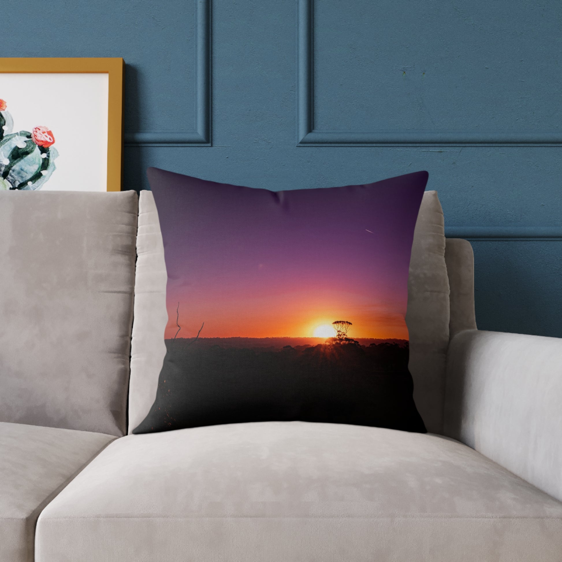 Purple Sunset Pillow