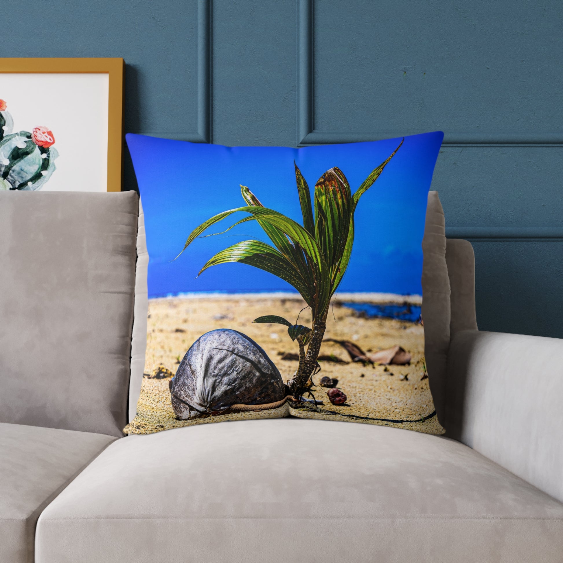 Beach Coconut Pillow