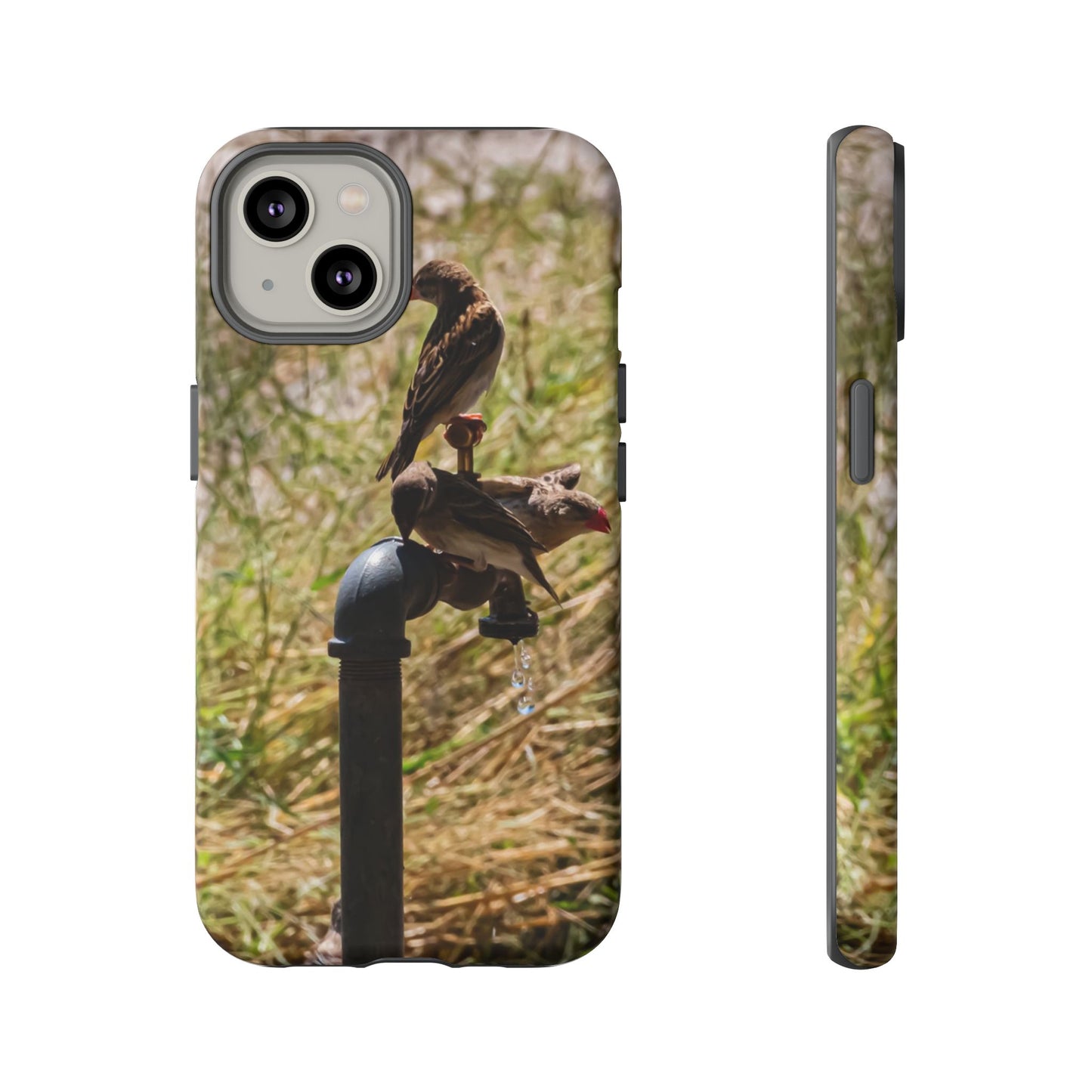 Tough Case - Birds at A Dripping Tap iPhone 14 Matte