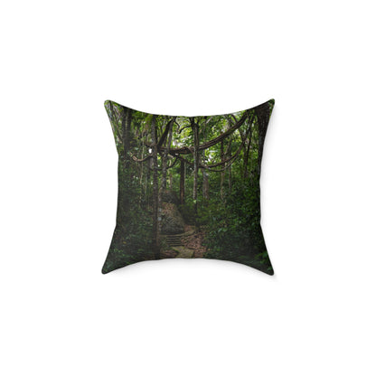 Fiji Jungle Pillow 18" × 18"