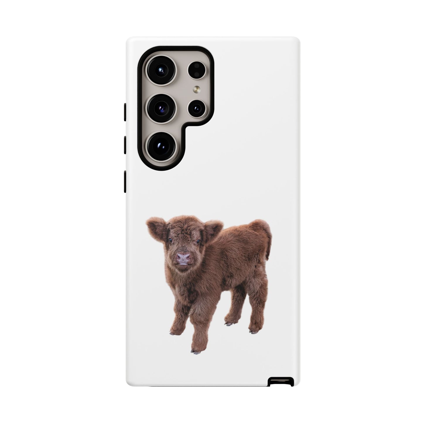 Baby Highland Cow Phone Case Samsung Galaxy S24 Ultra Matte