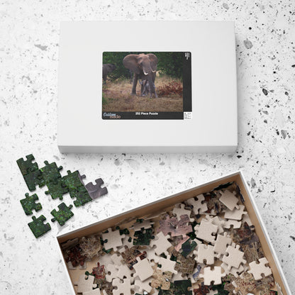 Puzzle (110, 252, 520, 1014-piece) - Elephant and Baby