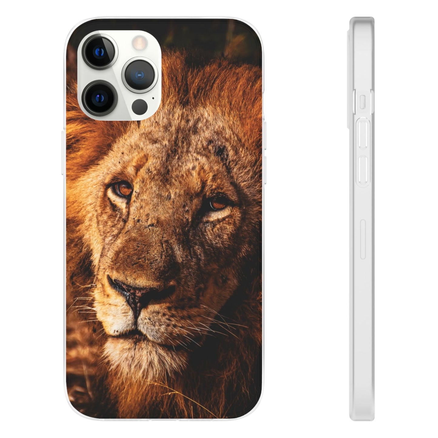 Flexible Lion Phone Cases iPhone 12 Pro Max with gift packaging